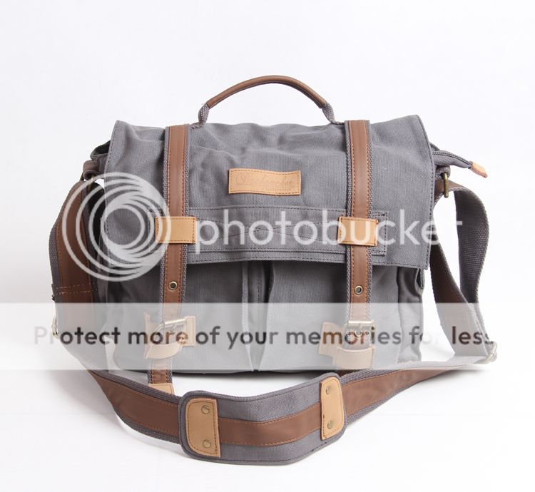 BBK3 Canvas DSLR Camera Bag Shoulder Messenger Bag For Sony Canon