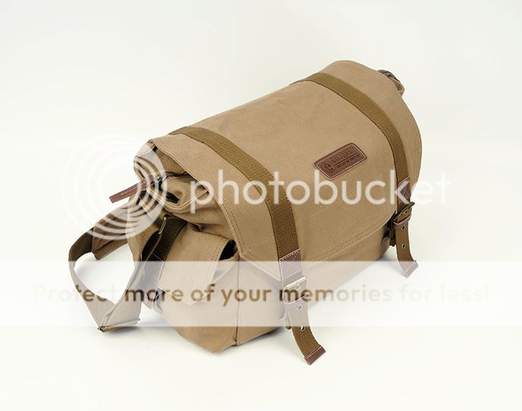 Canvas DSLR Camera Bag Shoulder Bag & Laptop Bag F1005
