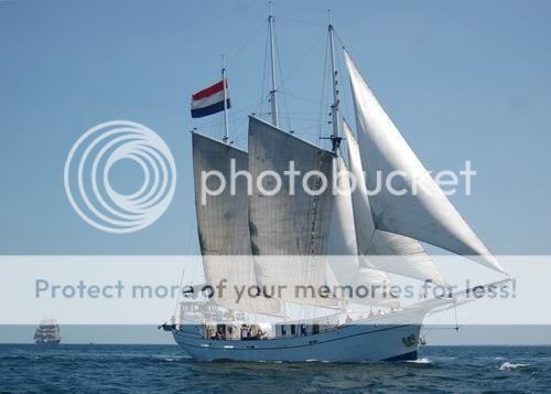 Zeilen Scheveningen op driemaster Minerva Zeilen Scheveningen op driemaster Minerva