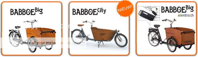 Babboe bakfietsen Babboe bakfietsen - babboe bakfiets