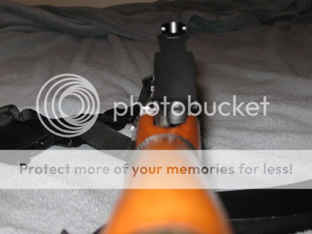 Rear sight canted? AK Rifles