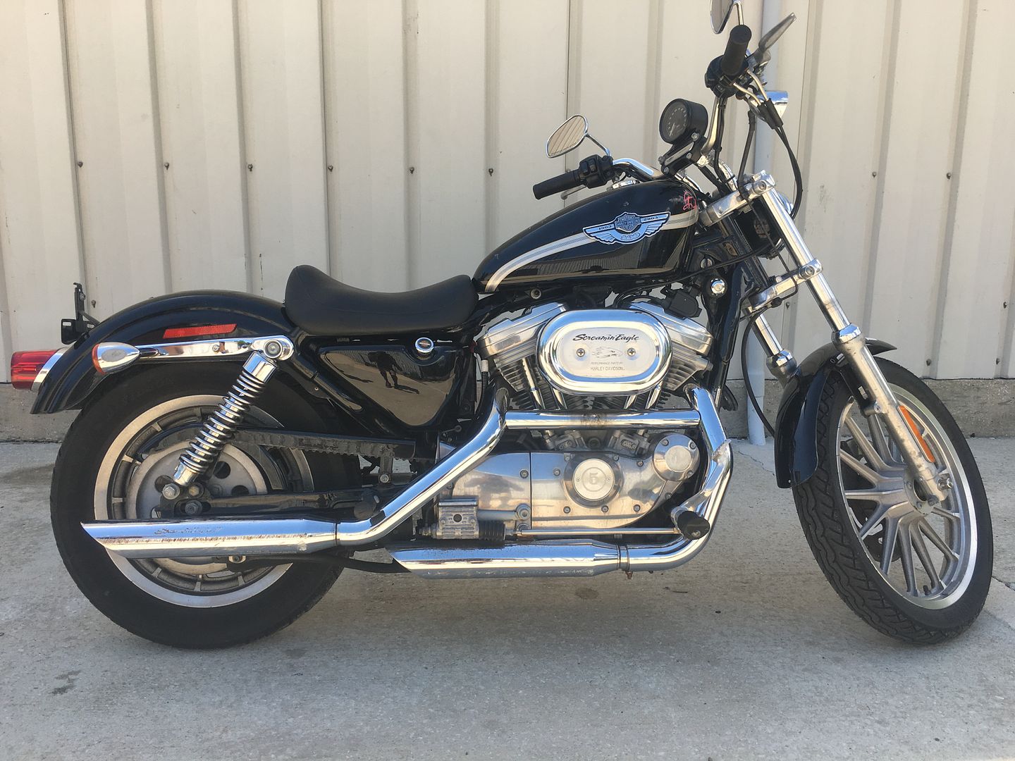 03 Harley Sportster XL XLH 883 Air Cleaner Carburetor Intake Box ...